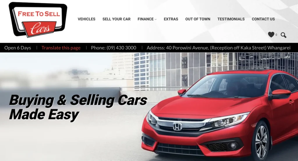 Free to Sell Car Dealership Screenshot image