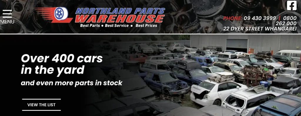 Northland Parts Warehouse - Best auto wrecker near me in Whangarei