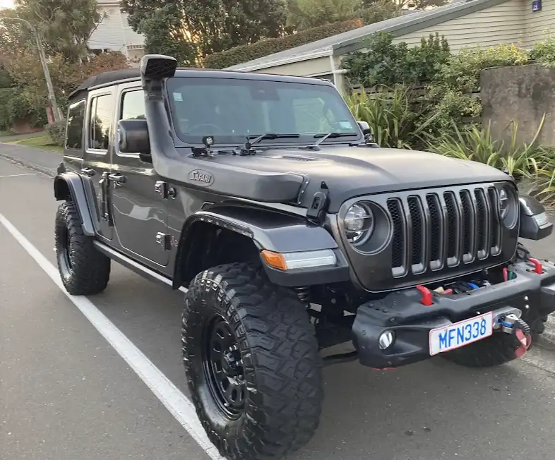 Jeep Wrangler washed by Clean Car Collective