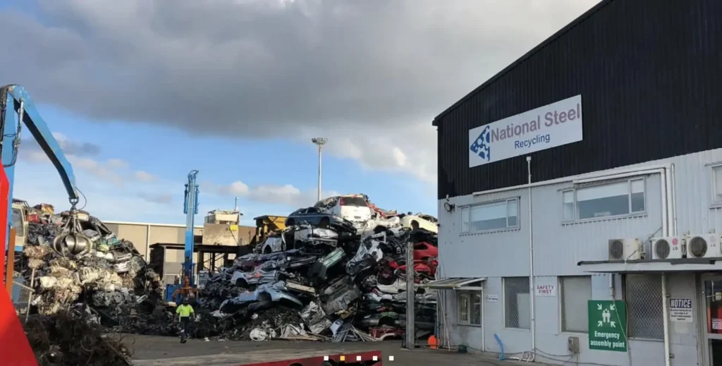 National Steel Scrap Metal Unit in Auckland