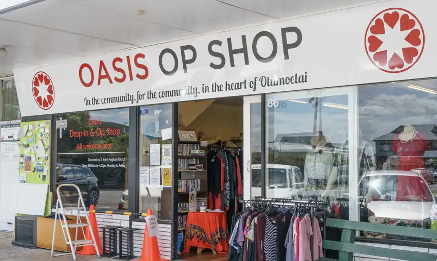 View of Oasis Op Shop