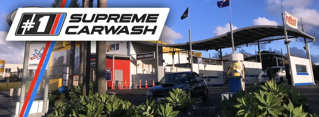 Supreme Carwash on Rakau Drive, Auckland