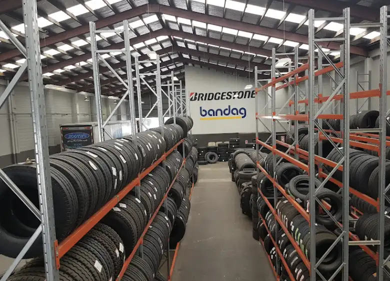 Collection of tyres at Bridgestone Tyre Centre