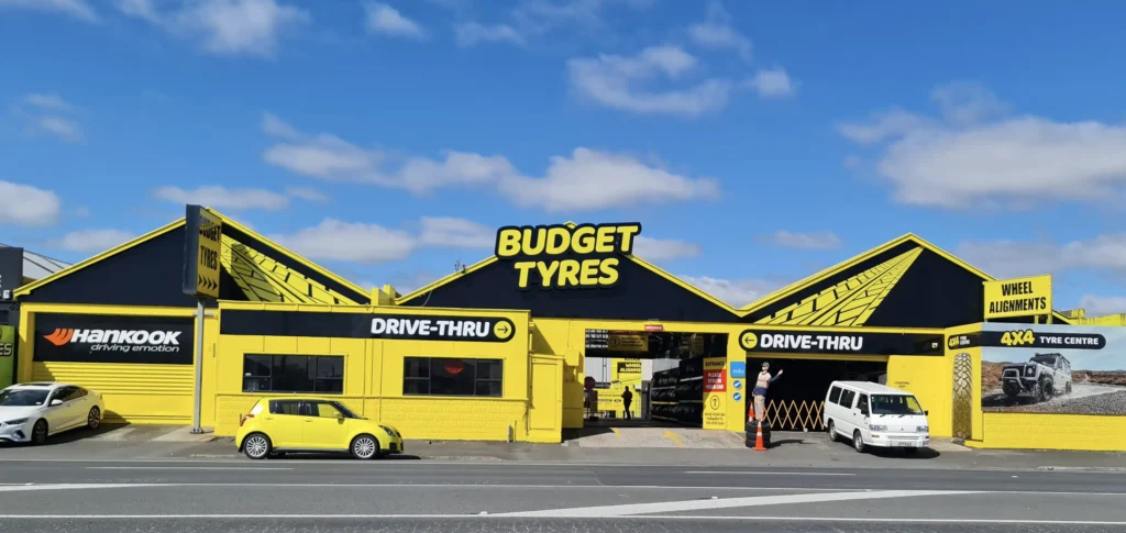 Budget Tyres Shop in Hamilton, NZ